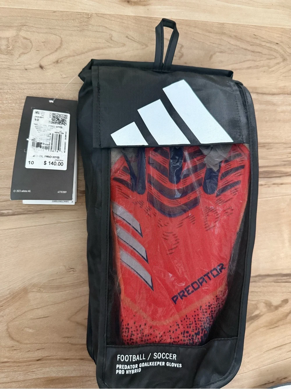 adidas Predator Goalkeeper Gloves - Neon Orange & Navy